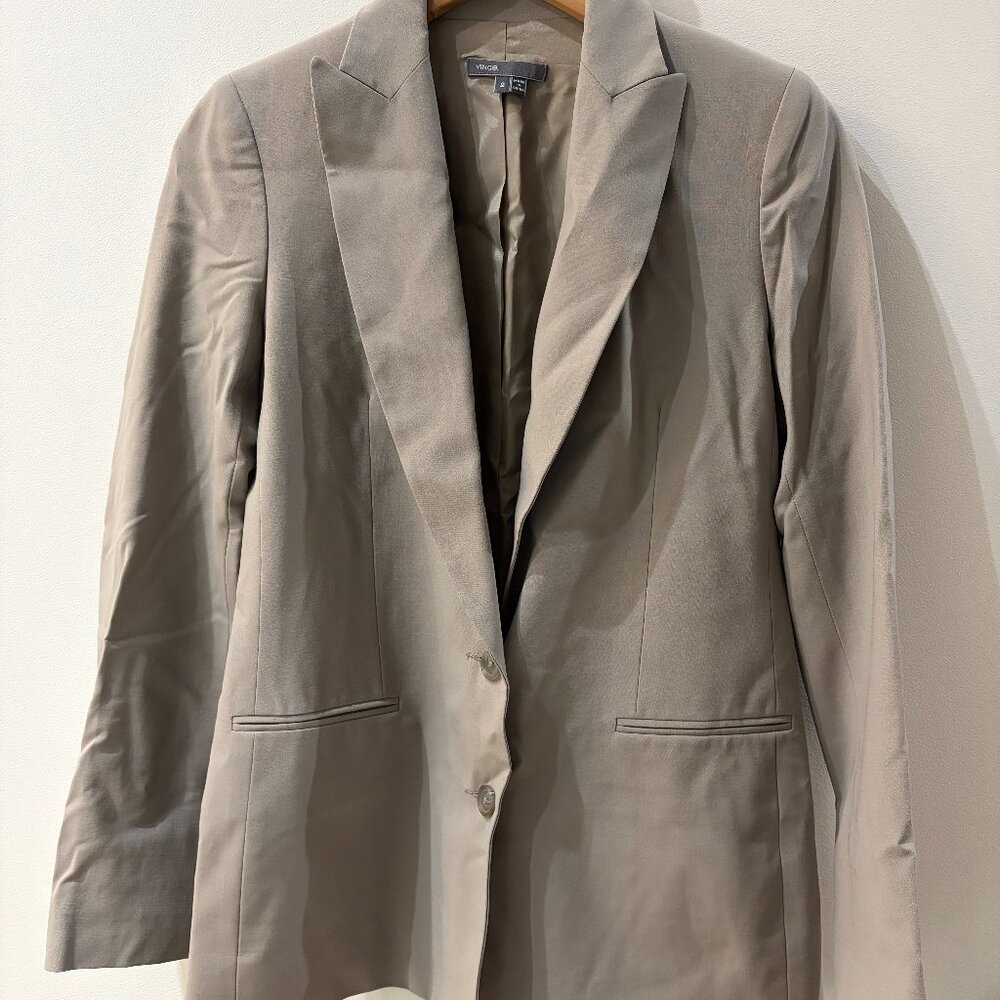 Vince Wool Taupe Blazer, Size 2